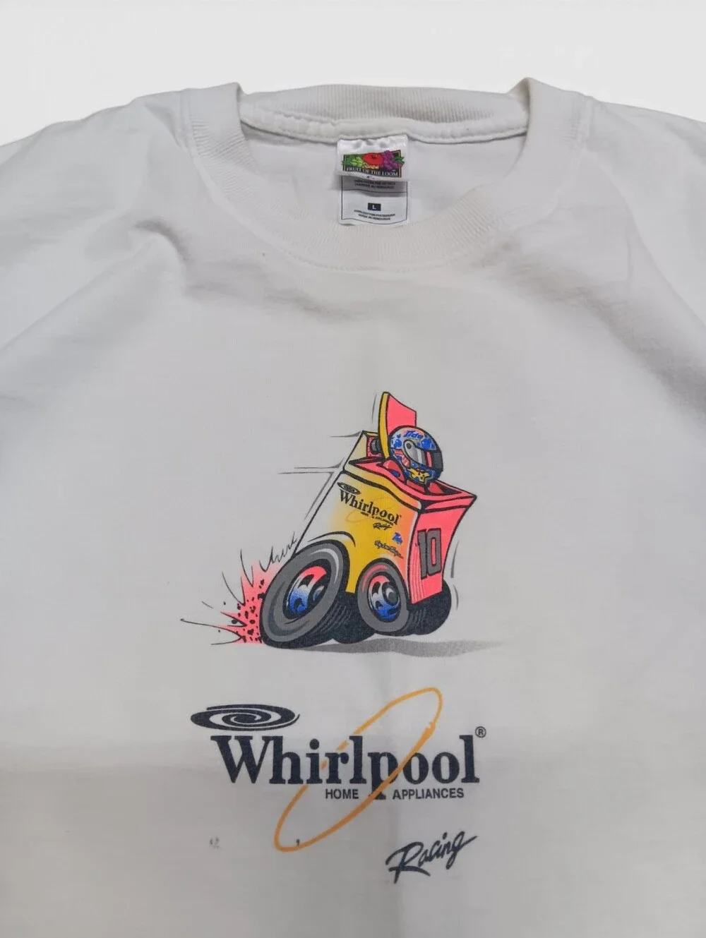 Vintage Ricky Rudd Whirlpool Racing Graphic Tee - L - Picture 2 of 3